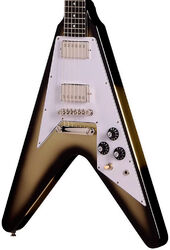 Metal elektrische gitaar Epiphone Dealer Exclusive Flying V - silverburst