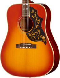 Folk gitaar Epiphone Inspired By Gibson 1960 Hummingbird Reissue - Heritage Cherry Sunburst