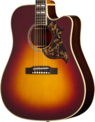 Folk gitaar Epiphone Inspired By Gibson Hummingbird Deluxe EC - autumn burst