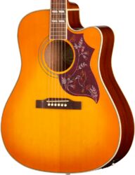 Folk gitaar Epiphone IBG Hummingbird Studio EC - Heritage Cherry Sunburst