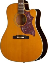 Folk gitaar Epiphone IBG Hummingbird Studio EC - natural