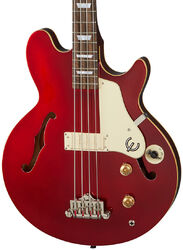 Hollow body elektrische bas Epiphone Jack Casady Bass - Sparkling Burgundy 