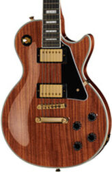 Enkel gesneden elektrische gitaar Epiphone Les Paul Custom Koa - Natural