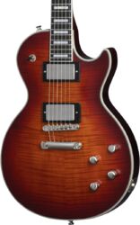 Enkel gesneden elektrische gitaar Epiphone Inspired By Gibson Modern Prophecy Les Paul - Aged Bengal Tiger Burst