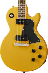 Enkel gesneden elektrische gitaar Epiphone Les Paul Special - Tv yellow
