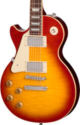 Single cut gitaar  Epiphone IBG Les Paul Standard 50s Figured LH - Washed Cherry Sunburst