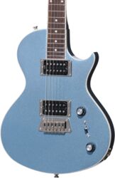 Enkel gesneden elektrische gitaar Epiphone Nighthawk Studio Waxx Signature - Pelham blue