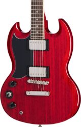 Guitarra eléctrica de doble corte. Epiphone Inspired By Gibson Modern Tribute SG LH - cherry