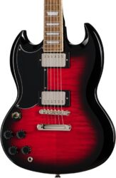Double cut gitaar Epiphone IBG SG Tribute LH - cherry burst