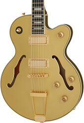 Semi hollow elektriche gitaar Epiphone Uptown Kat ES - Topaz gold metallic