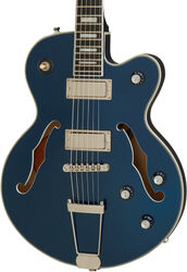 Semi hollow elektriche gitaar Epiphone Uptown Kat ES - Sapphire blue metallic