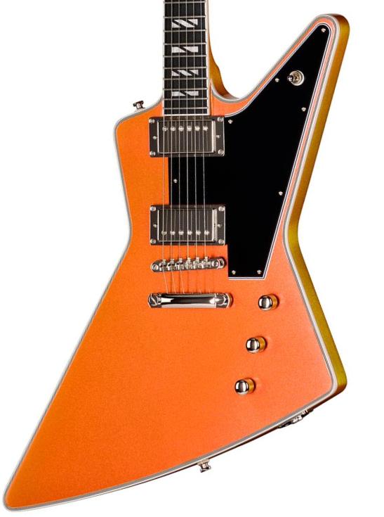 Metal elektrische gitaar Epiphone IBG Futura Explorer Custom - Firestorm Shift