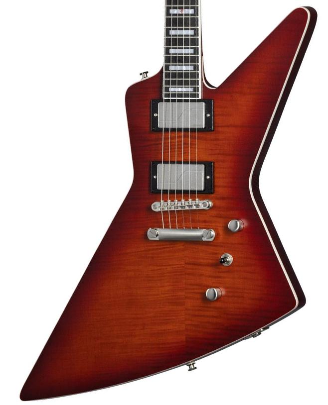 Metalen elektrische gitaar Epiphone Inspired By Gibson Modern Prophecy Extura - Aged bengal tiger burst