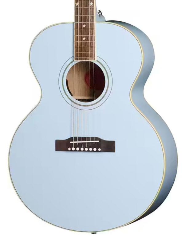 Volksgitaar Epiphone Inspired By Gibson J-180 LS - Frost blue