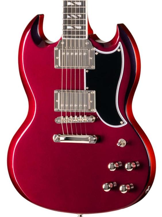 Double cut gitaar Epiphone IBG Futura SG Custom - Midnight Ember Shift