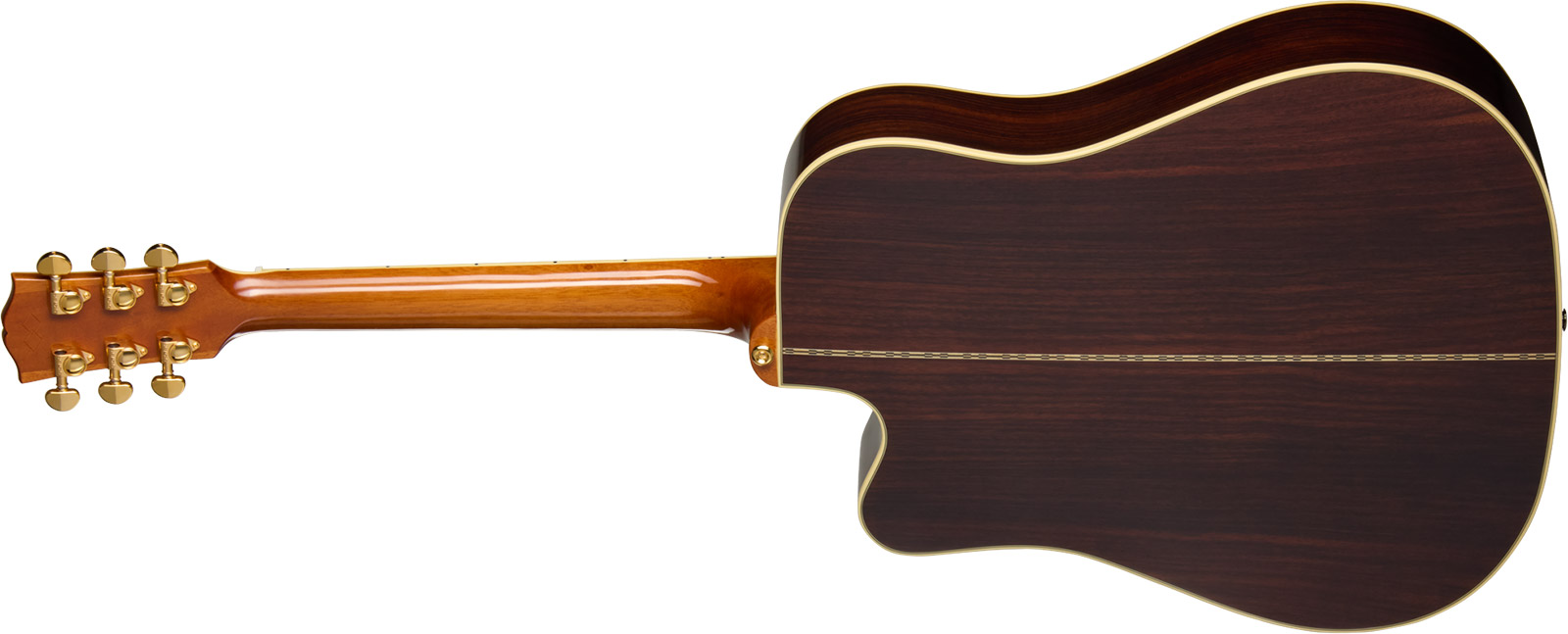 Epiphone Hummingbird Deluxe Ec Inspired By Gibson Dreadnought Cw Epicea Palissandre Eb - Autumn Burst - Folk gitaar - Variation 1
