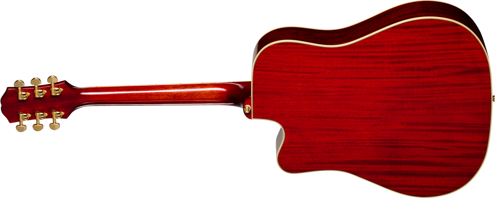 Epiphone Hummingbird Standard Ec Ibg Dreadnought Cw Epicea Acajou Rw - Cherry Sunburst - Folk gitaar - Variation 1