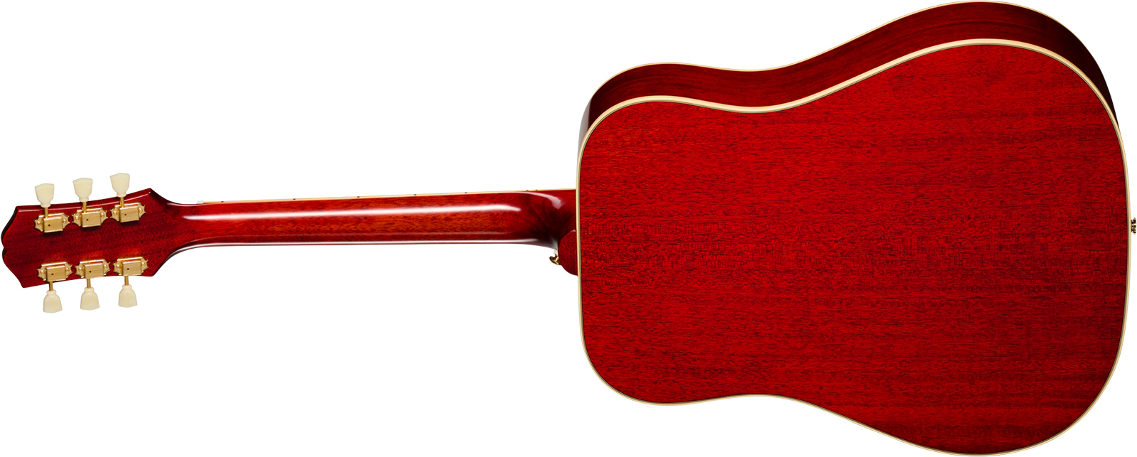 Epiphone Hummingbird Standard Ibg Dreadnought Epicea Acajou Rw - Cherry Sunburst - Folk gitaar - Variation 1