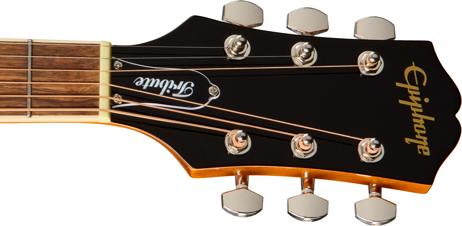 Epiphone Hummingbird Tribute Dreadnought Shsc Epicea Acajou Lau - Heritage Sunburst - Folk gitaar - Variation 4