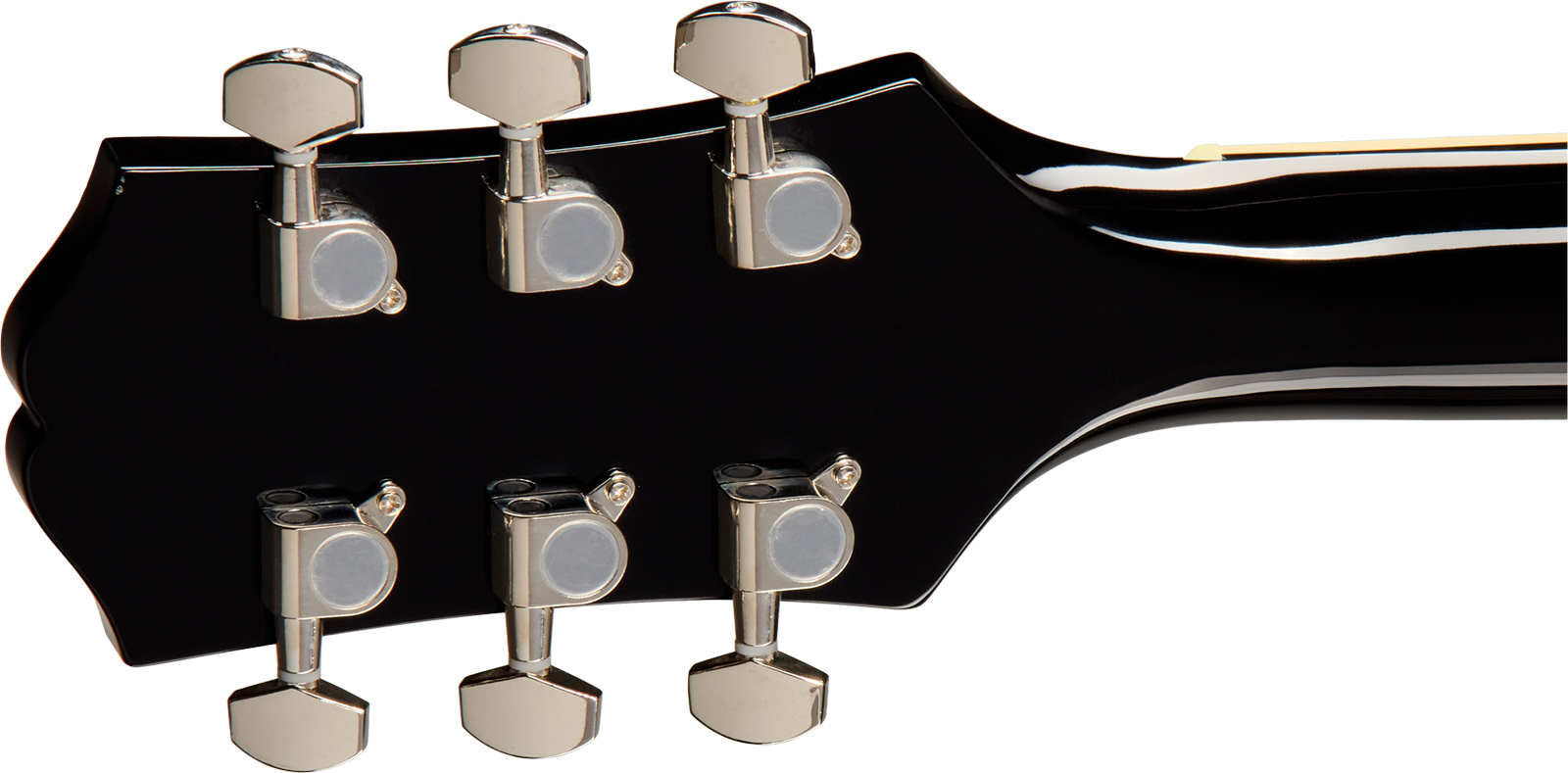 Epiphone Hummingbird Tribute Dreadnought Shsc Epicea Acajou Lau - Ebony - Folk gitaar - Variation 5