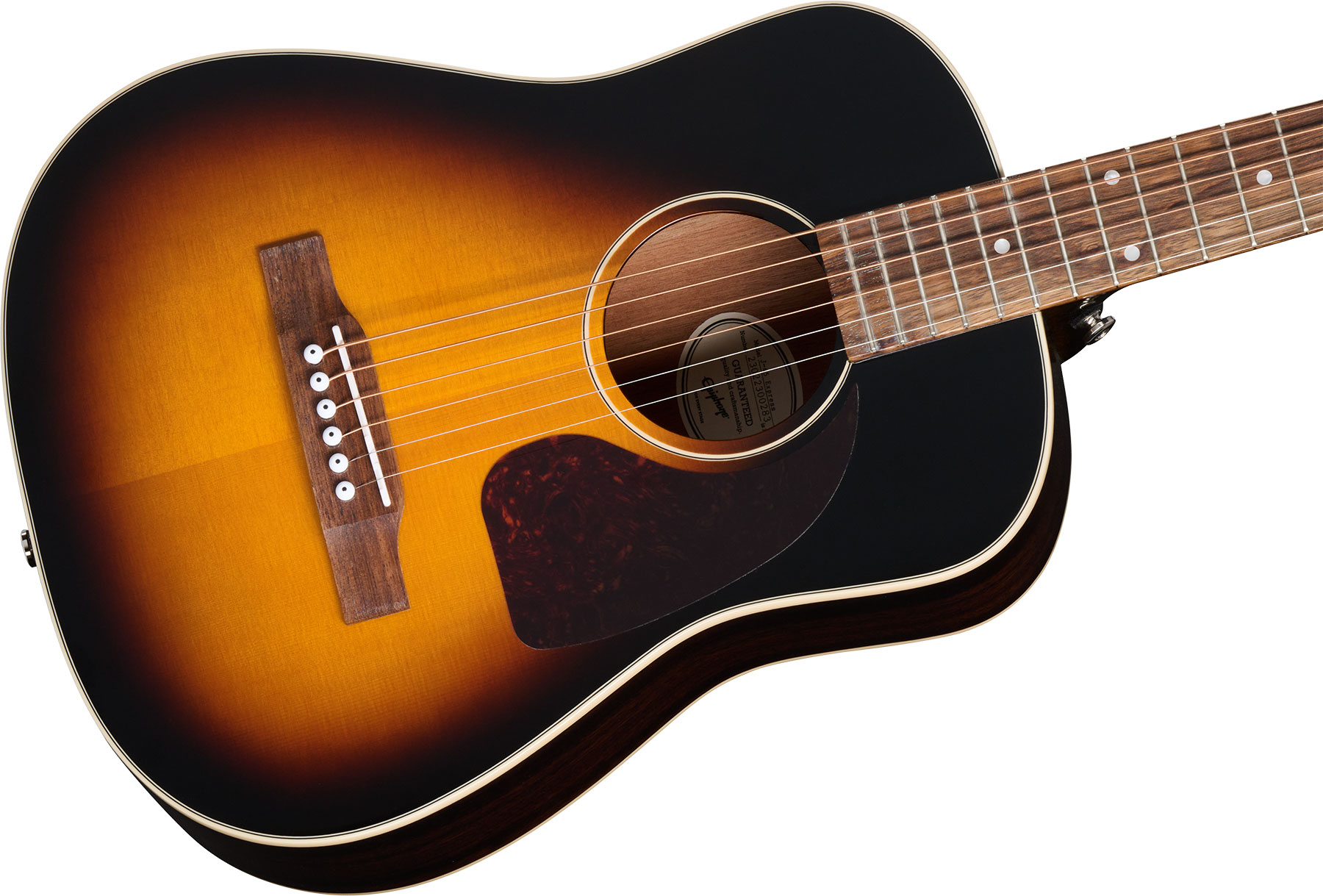 Epiphone J-45 Express Modern Dreadnought 7/8 Shsc Epicea Acajou Lau - Vintage Sunburst - Volksgitaar - Variation 3