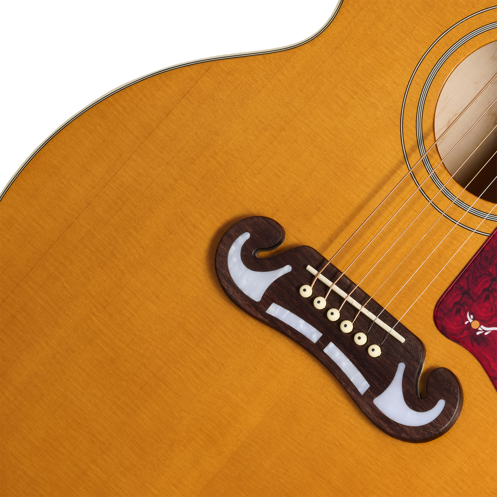 Epiphone J200 Studio Ec Ibg Jumbo Cw Epicea Acajou Rw - Natural - Folk gitaar - Variation 3