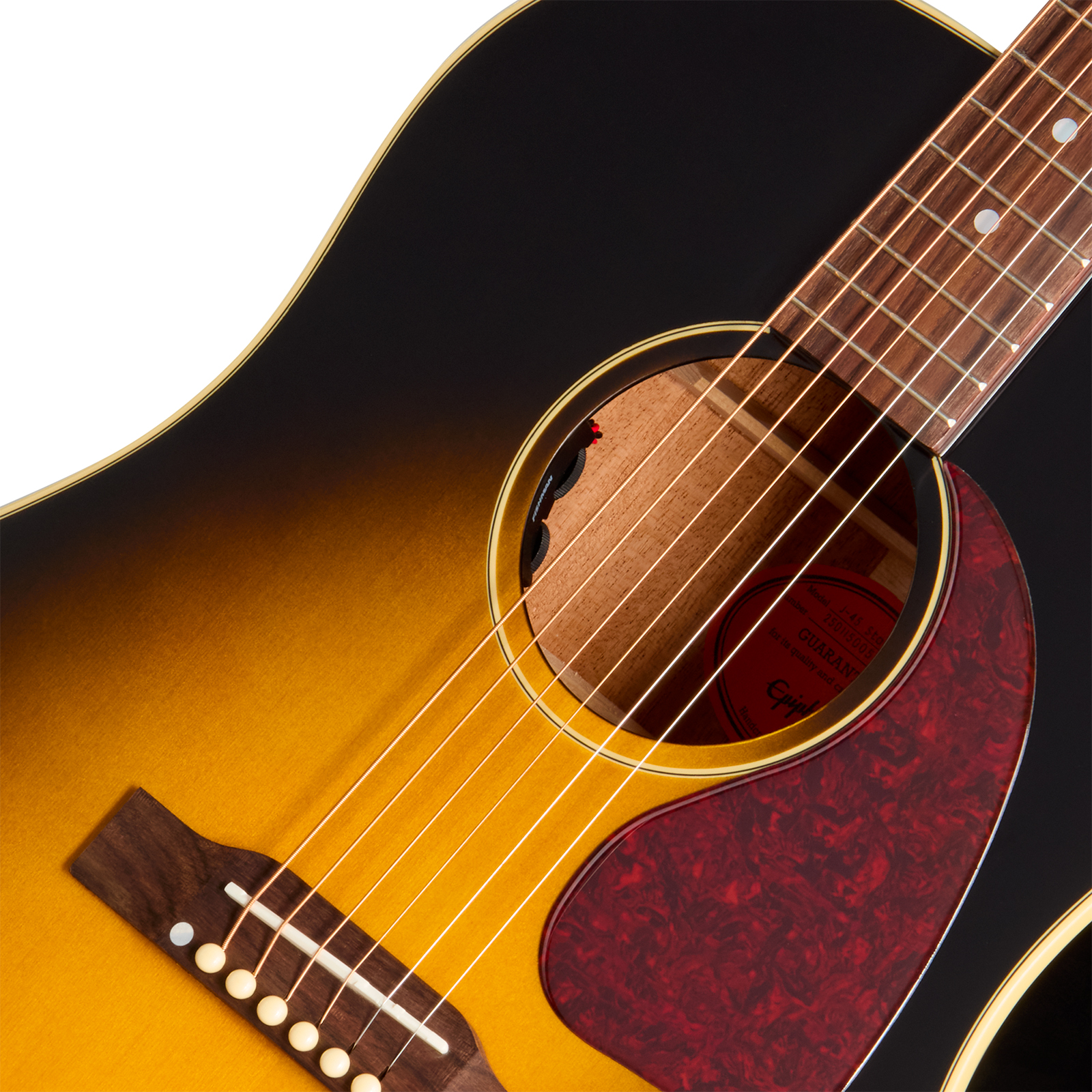 Epiphone J45 Standard Ibg Dreadnought Epicea Acajou Rw - Vintage Sunburst - Folk gitaar - Variation 2