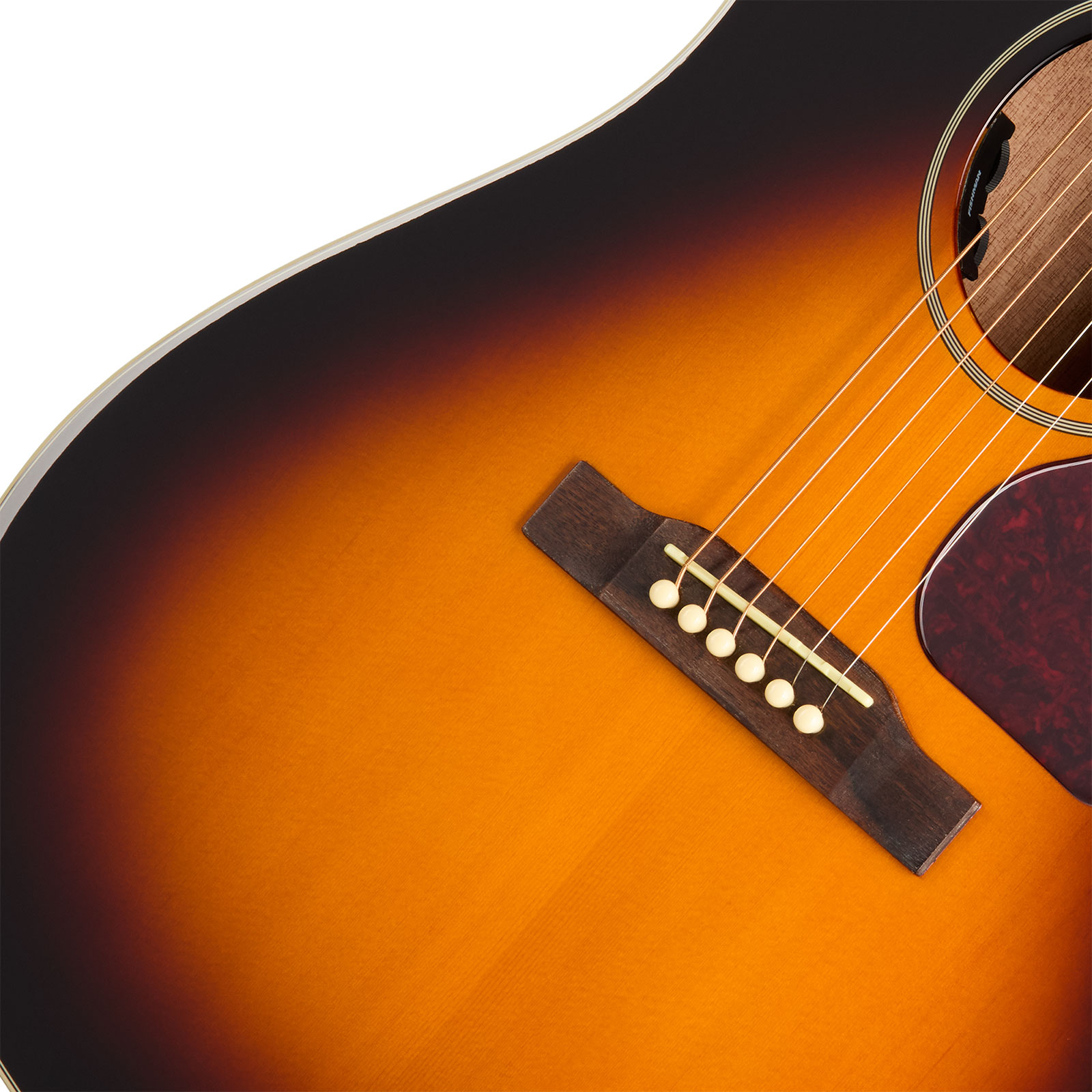 Epiphone J45 Studio Lh Gaucher Ibg Dreadnought Epicea Acajou Rw - Vintage Sunburst - Folk gitaar - Variation 3