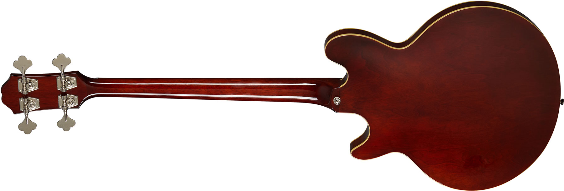 Epiphone Jack Casady Bass Signature Lau - Sparkling Burgundy - Hollow body elektrische bas - Variation 1