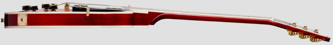 Epiphone Les Paul Custom Ibg Ltd 2h Ht Eb - Heritage Cherry Sunburst - Single cut gitaar - Variation 2