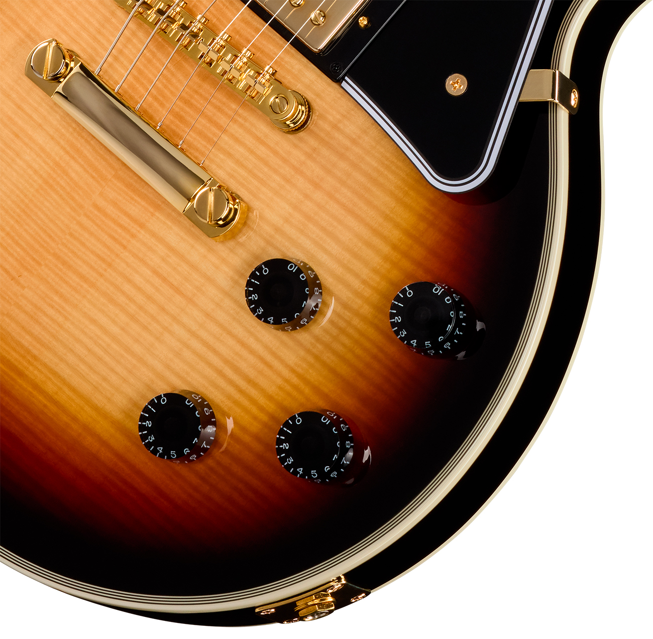 Epiphone Les Paul Custom Igc 2h Gibson Ht Eb - Sedona Burst - Single cut gitaar - Variation 3