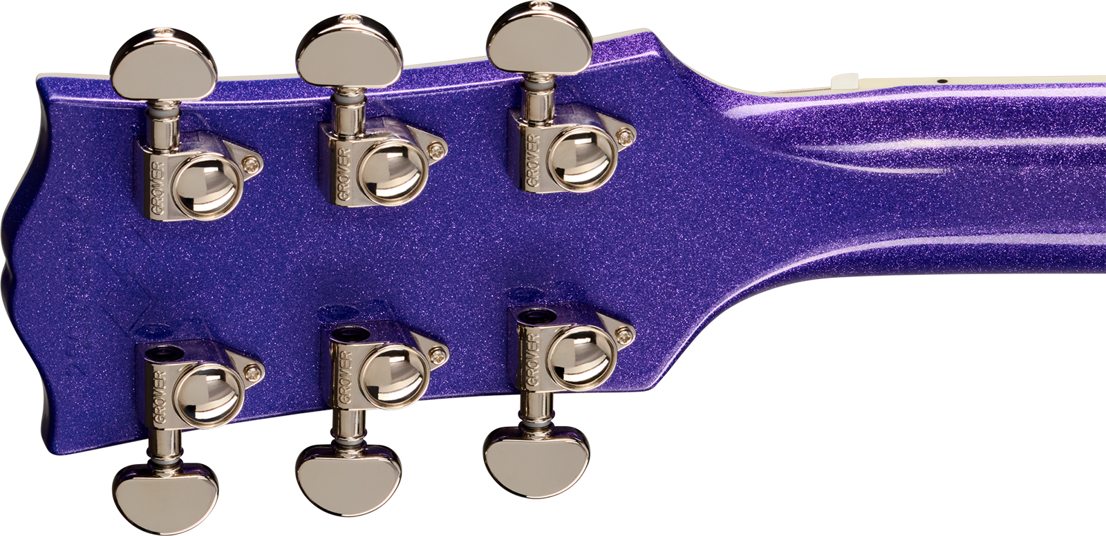 Epiphone Les Paul Custom Igc 2h Gibson Ht Eb - Amethyst Sparkle - Single cut gitaar - Variation 5