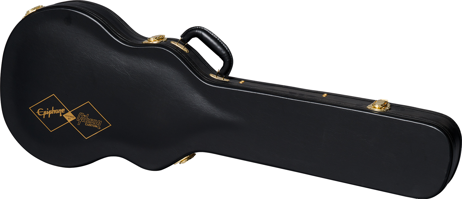 Epiphone Les Paul Custom Igc 2h Gibson Ht Eb - Amethyst Sparkle - Single cut gitaar - Variation 6