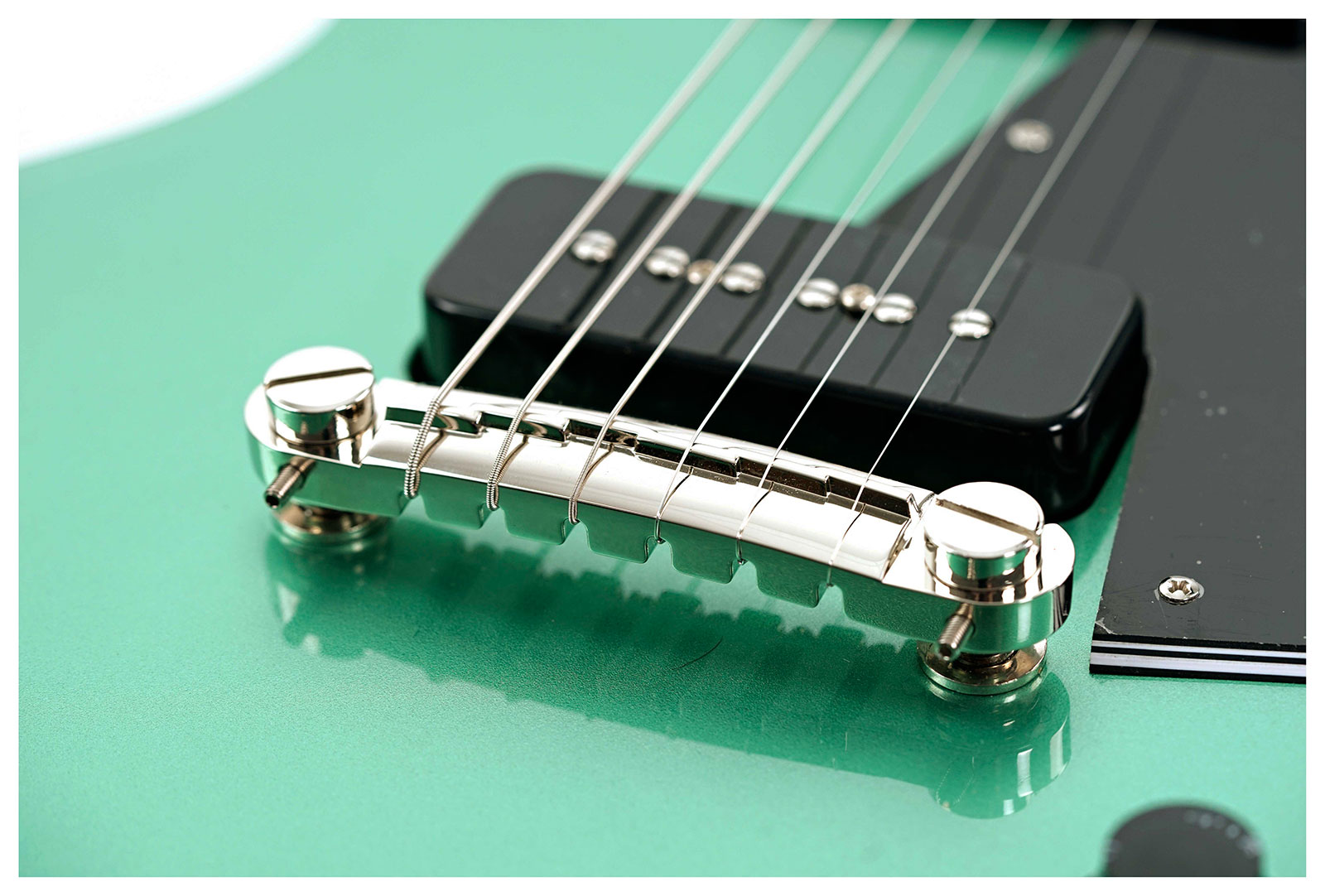 Epiphone Les Paul Special 2p90 Ht Lau - Inverness Green - Double cut gitaar - Variation 4