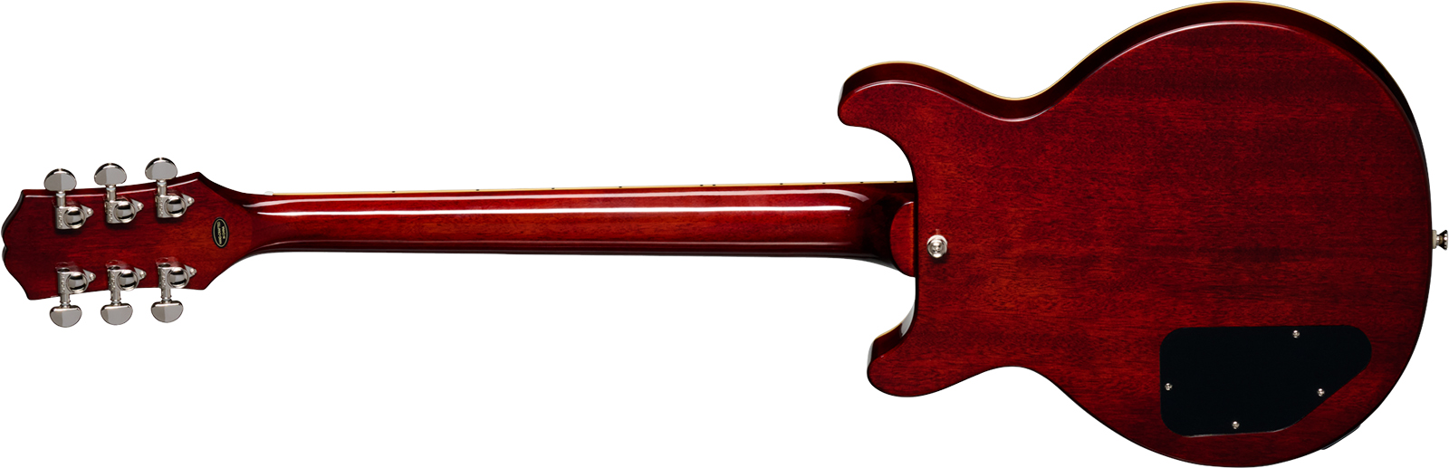 Epiphone Les Paul Special Double Cut Figured Ibg Dc 2s P90 Ht Rw - Bourbon Burst - Double cut gitaar - Variation 1