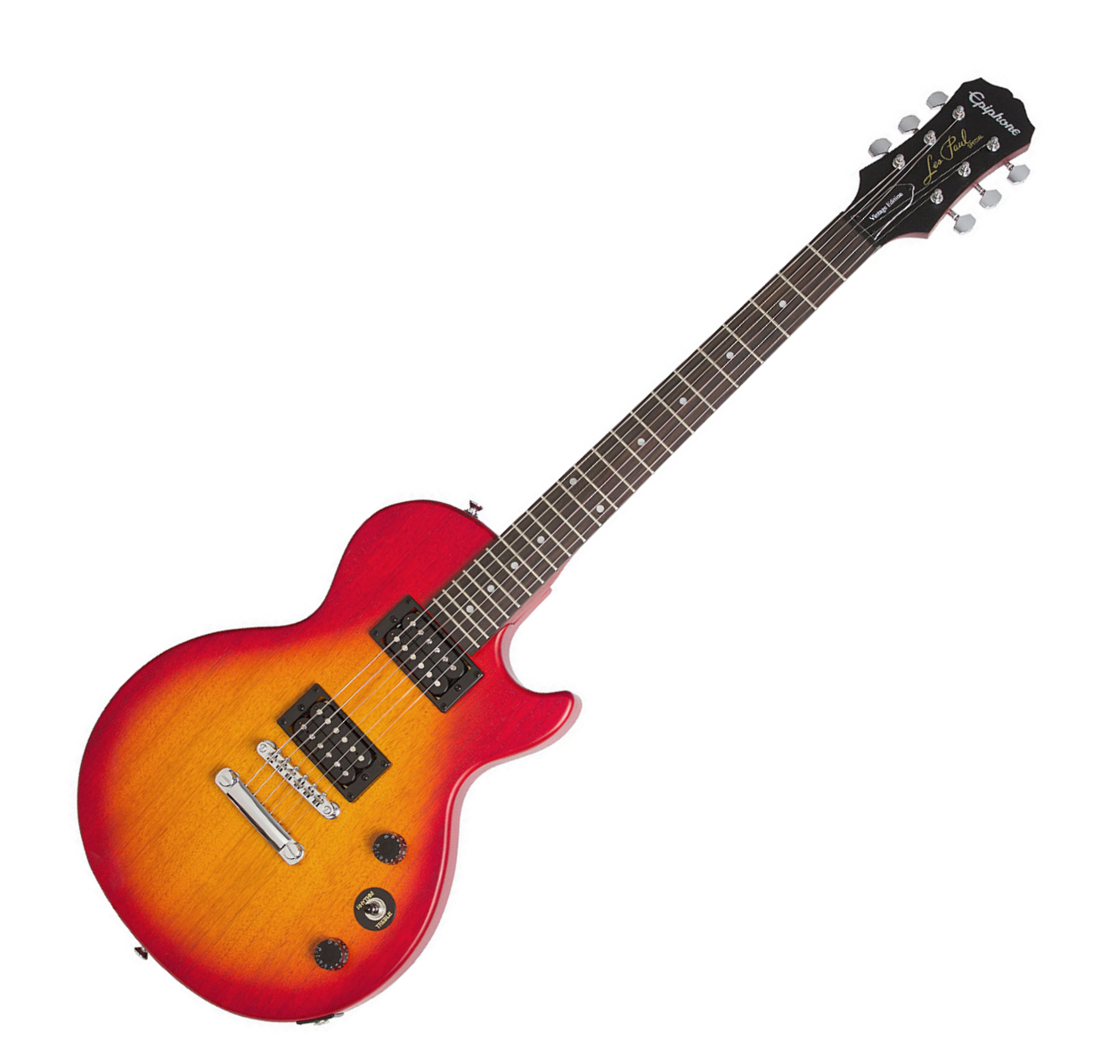 Epiphone Les Paul Special Ve 2016 - Vintage Worn Heritage Cherry Sunburst - Enkel gesneden elektrische gitaar - Variation 5
