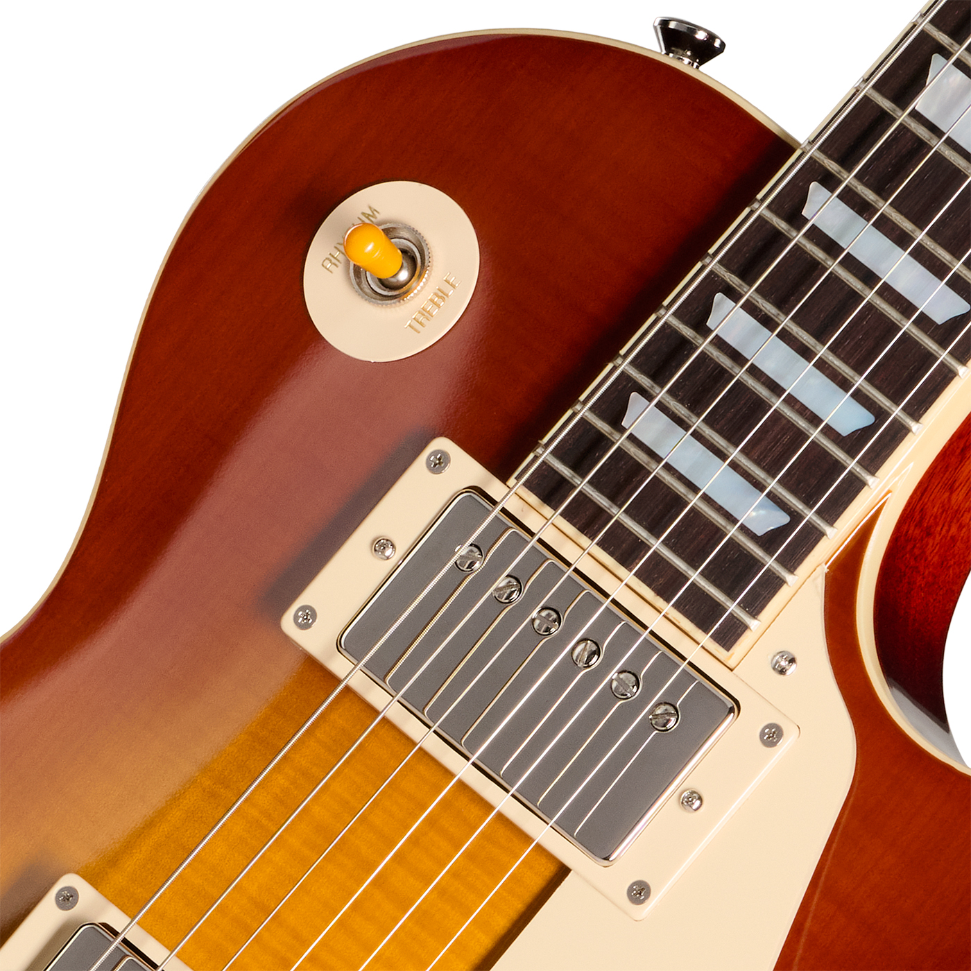 Epiphone Les Paul Standard 1959 Reissue Igc 2h Gibson Ht Rw - Golden Poppy Burst - Single cut gitaar - Variation 2