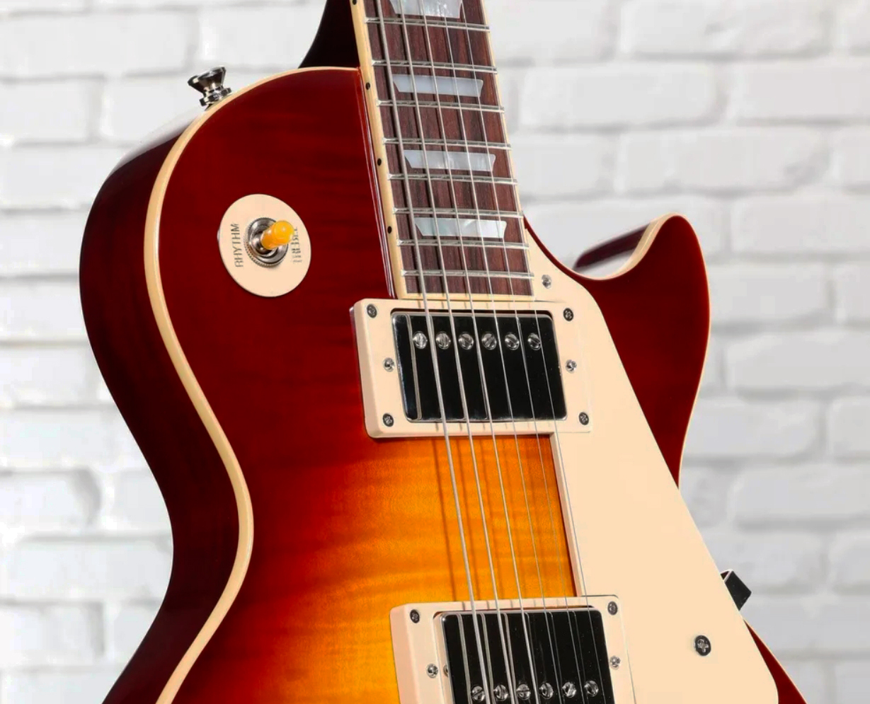 Epiphone Les Paul Standard 1959 Reissue Igc 2h Gibson Ht Rw - Royal Teaburst - Single cut gitaar - Variation 3
