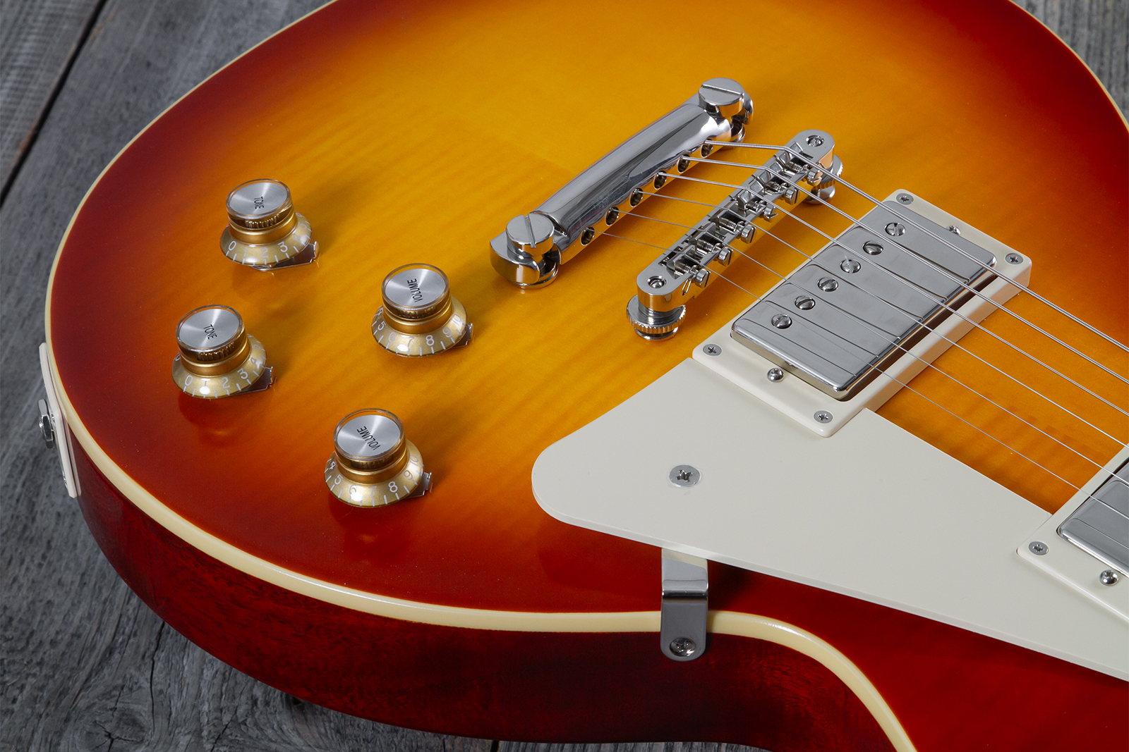 Epiphone Les Paul Standard 1960 Reissue Igc 2h Gibson Ht Rw - Tangerine Burst - Single cut gitaar - Variation 9