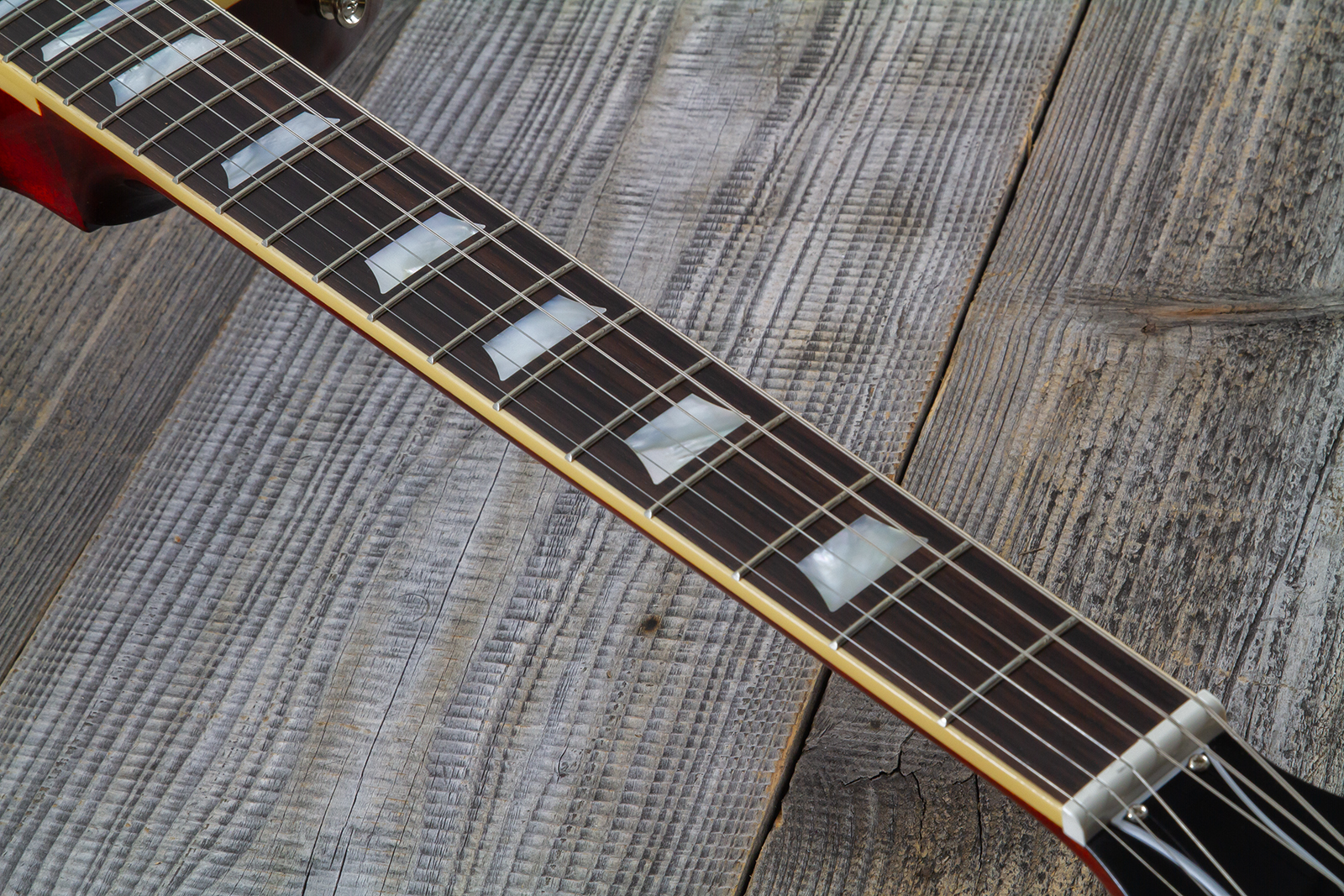 Epiphone Les Paul Standard 1960 Reissue Igc 2h Gibson Ht Rw - Tangerine Burst - Single cut gitaar - Variation 11
