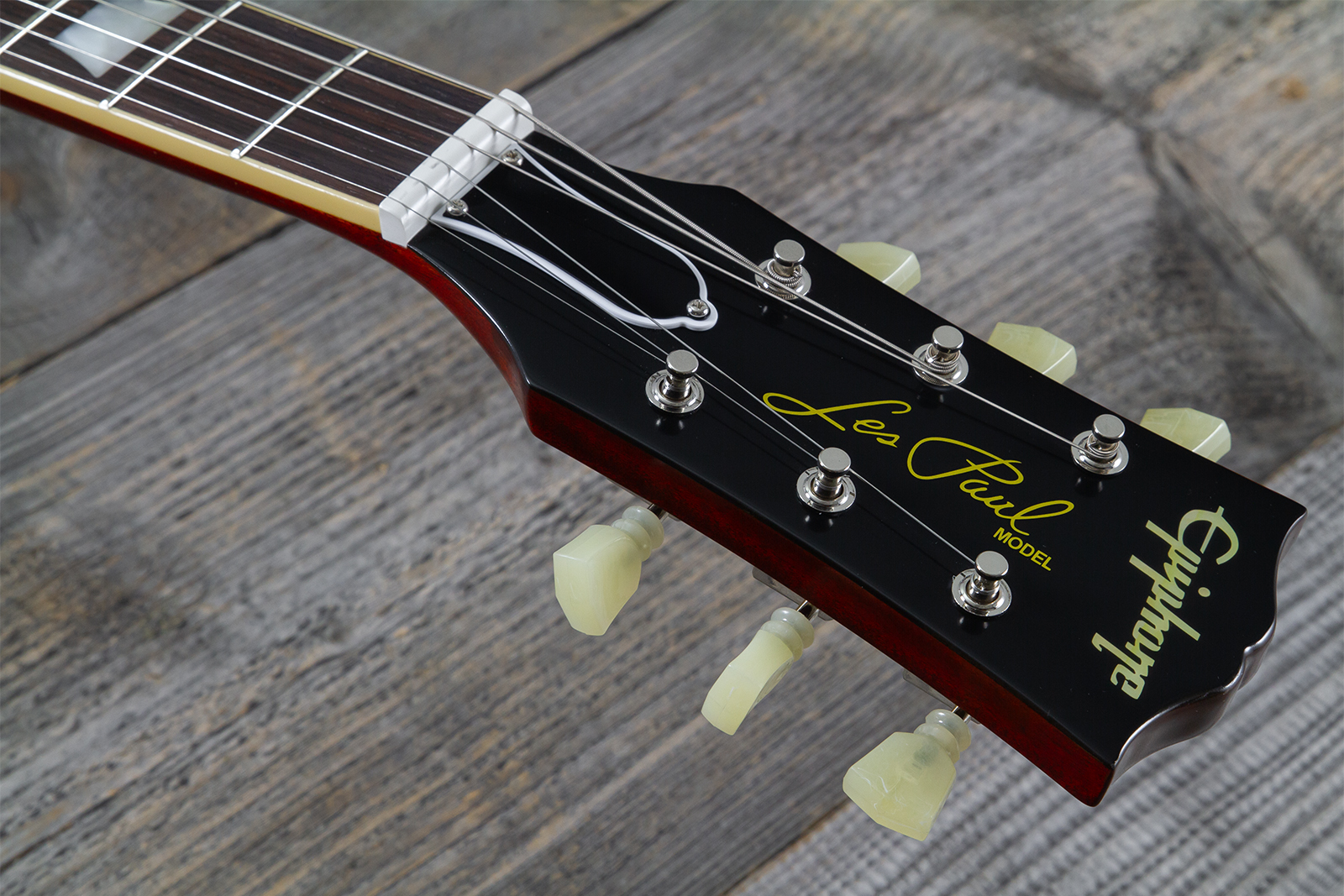 Epiphone Les Paul Standard 1960 Reissue Igc 2h Gibson Ht Rw - Tangerine Burst - Single cut gitaar - Variation 12