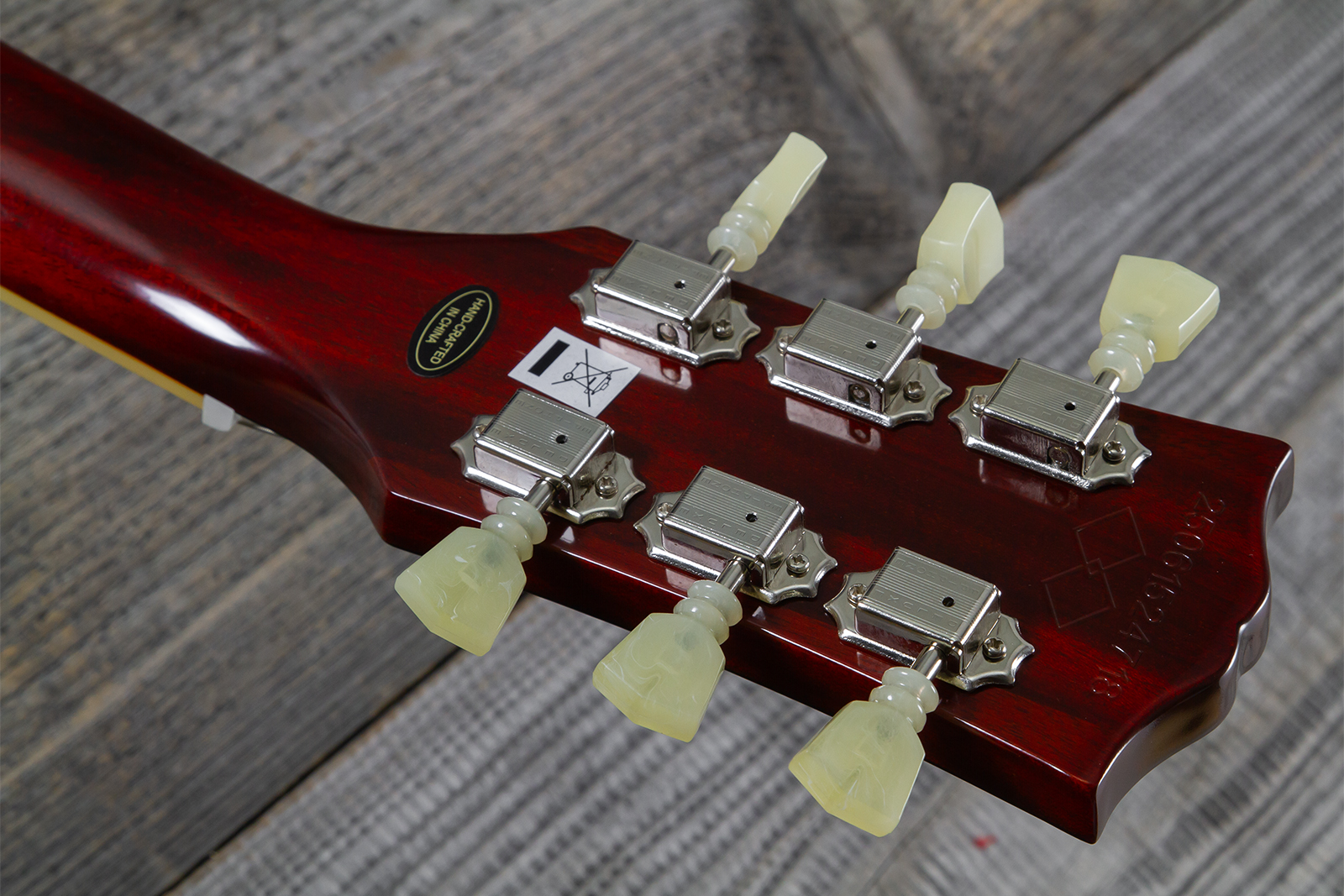 Epiphone Les Paul Standard 1960 Reissue Igc 2h Gibson Ht Rw - Tangerine Burst - Single cut gitaar - Variation 14