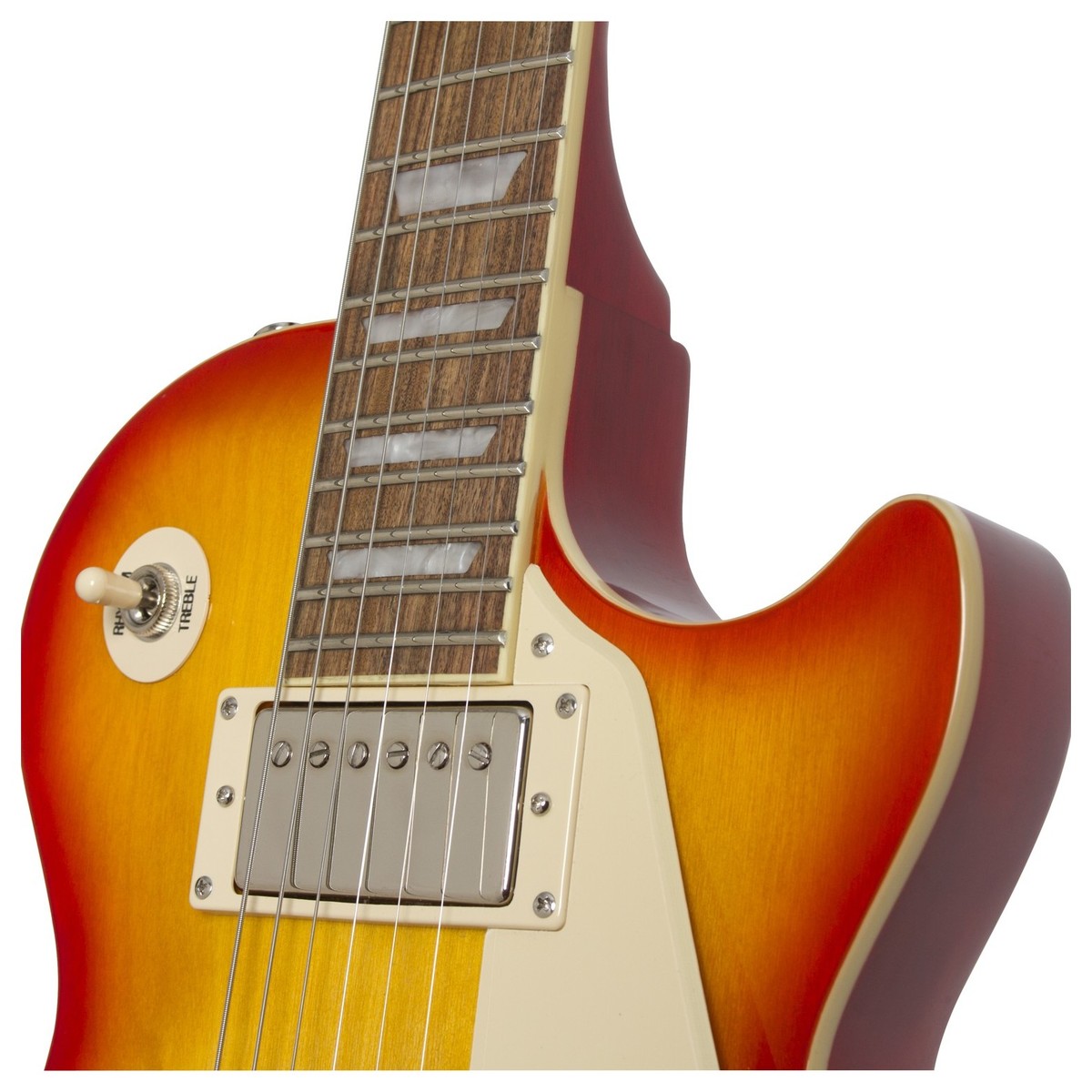 Epiphone Les Paul Standard Hh Ht Pf - Faded Cherry Sunburst - Enkel gesneden elektrische gitaar - Variation 2