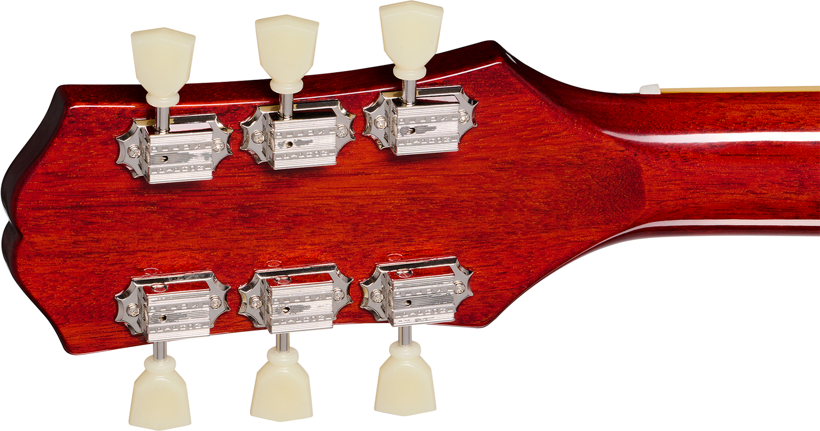 Epiphone Les Paul Standard 50s Figured Lh Ibg Original Gaucher 2h Ht Rw - Washed Cherry Sunburst - Single cut gitaar - Variation 4