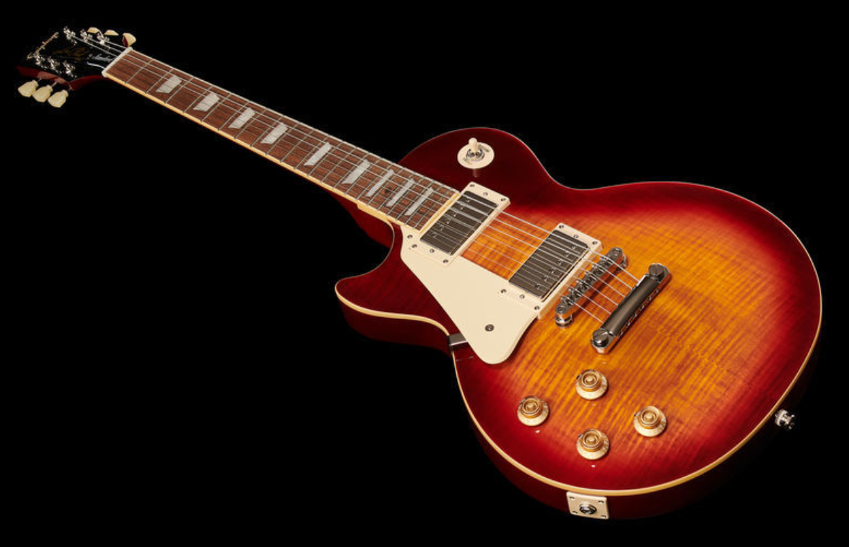 Epiphone Les Paul Standard 50s Gaucher 2h Ht Rw - Heritage Cherry Sunburst - Linkshandige elektrische gitaar - Variation 1