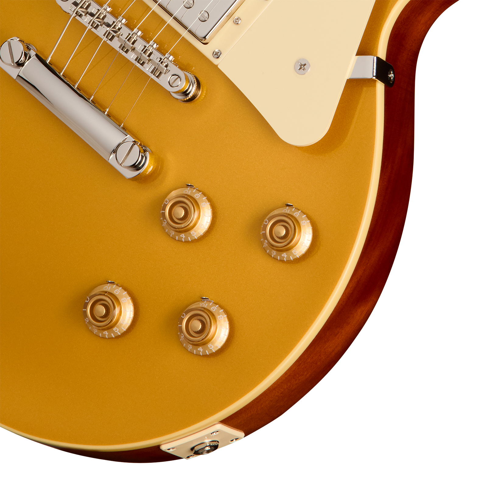 Epiphone Les Paul Standard 50s Ibg Original 2h Ht Rw - Goldtop - Single cut gitaar - Variation 3