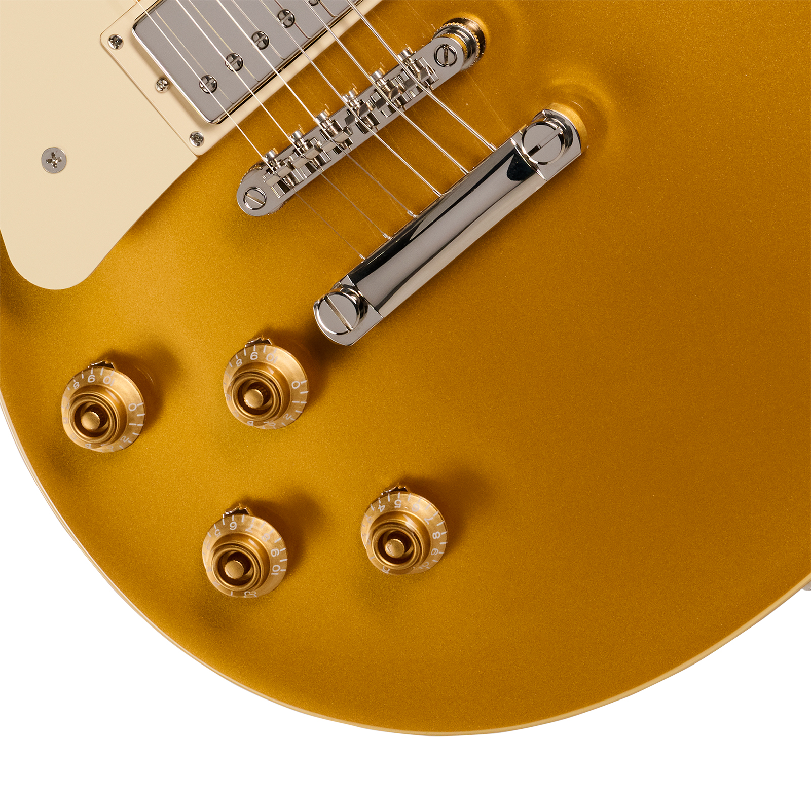Epiphone Les Paul Standard 50s Lh Ibg Gaucher Original 2h Ht Rw - Goldtop - Single cut gitaar - Variation 3