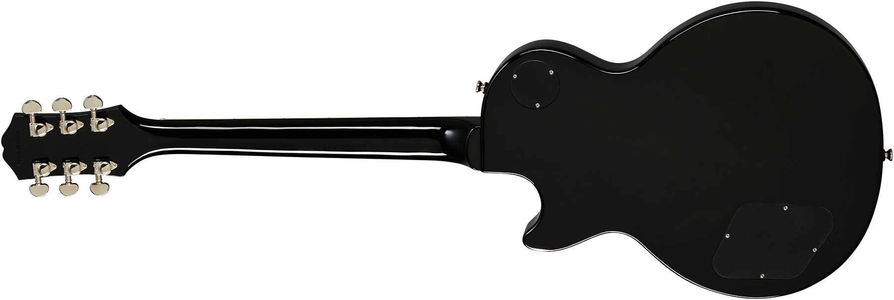 Epiphone Les Paul Standard 60s Lh Gaucher 2h Ht Rw - Ebony - Linkshandige elektrische gitaar - Variation 1