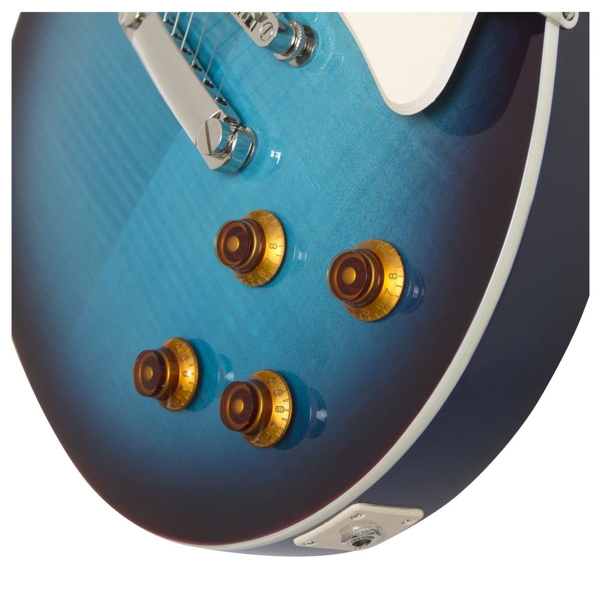 Epiphone Les Paul Standard Plus Top Pro Hh Ht Pf - Blueberry Burst - Enkel gesneden elektrische gitaar - Variation 4