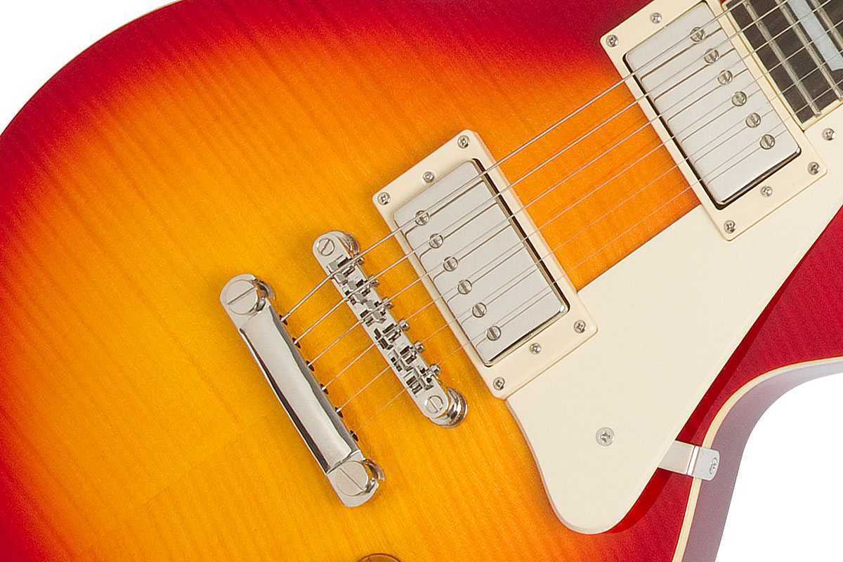 Epiphone Les Paul Standard Plus Top Pro Ch - Heritage Cherry Sunburst - Enkel gesneden elektrische gitaar - Variation 3